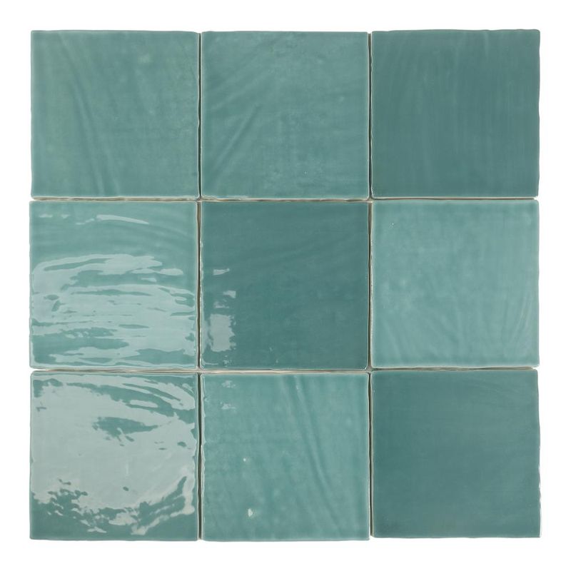 Tabarca Turquesa Gloss Subway & Square Tabarca Turquesa Gloss Subway & Square