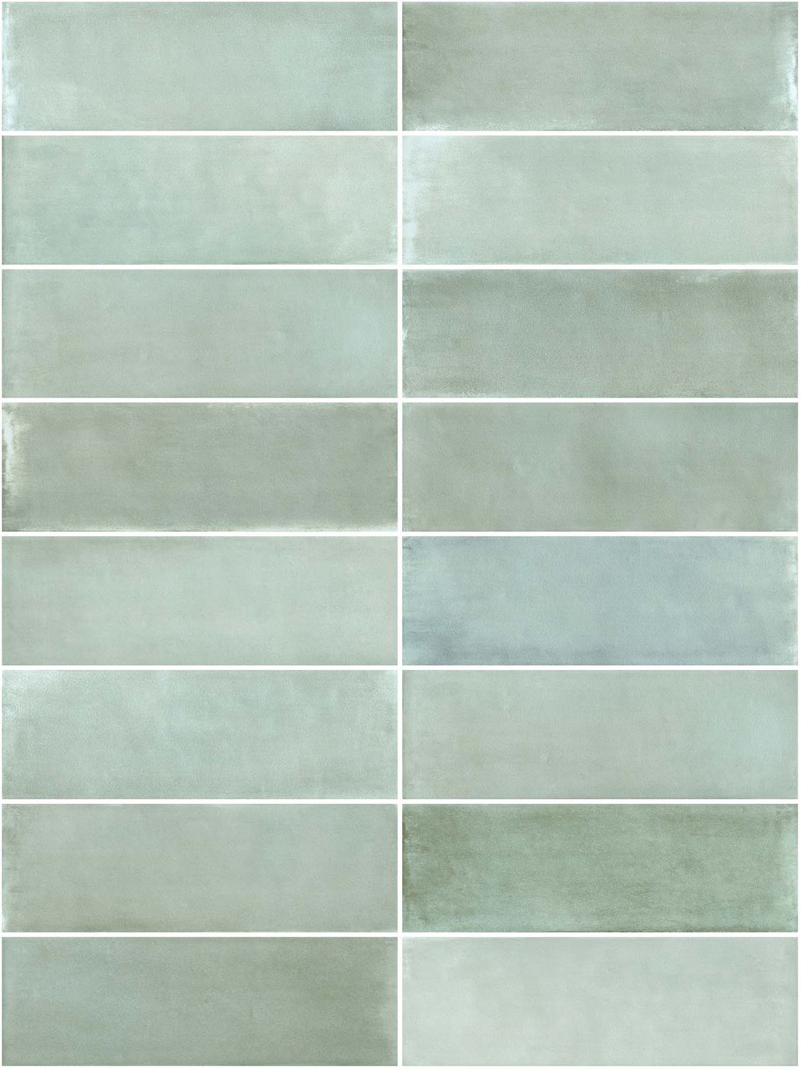 Chroma Celadon Matt Subway & Square Chroma Celadon Matt Subway & Square