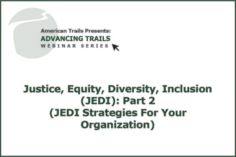 Justice, Equity, Diversity, and Inclusion (JEDI) (Part 2 of 2) (RECORDING)