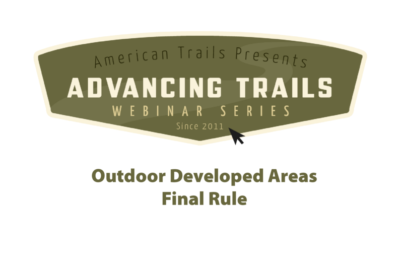 Outdoor Developed Areas Final Rule (RECORDING)