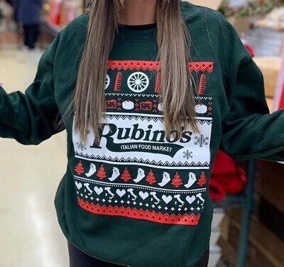 GREEN Rubino's Christmas Sweater