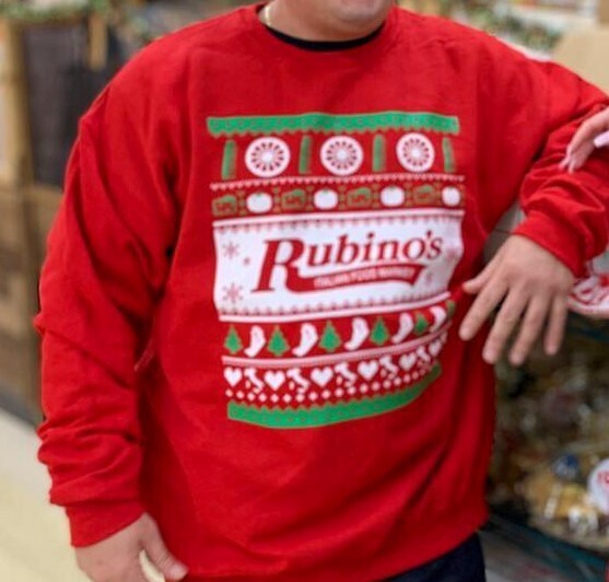 RED Rubino's Christmas Sweater