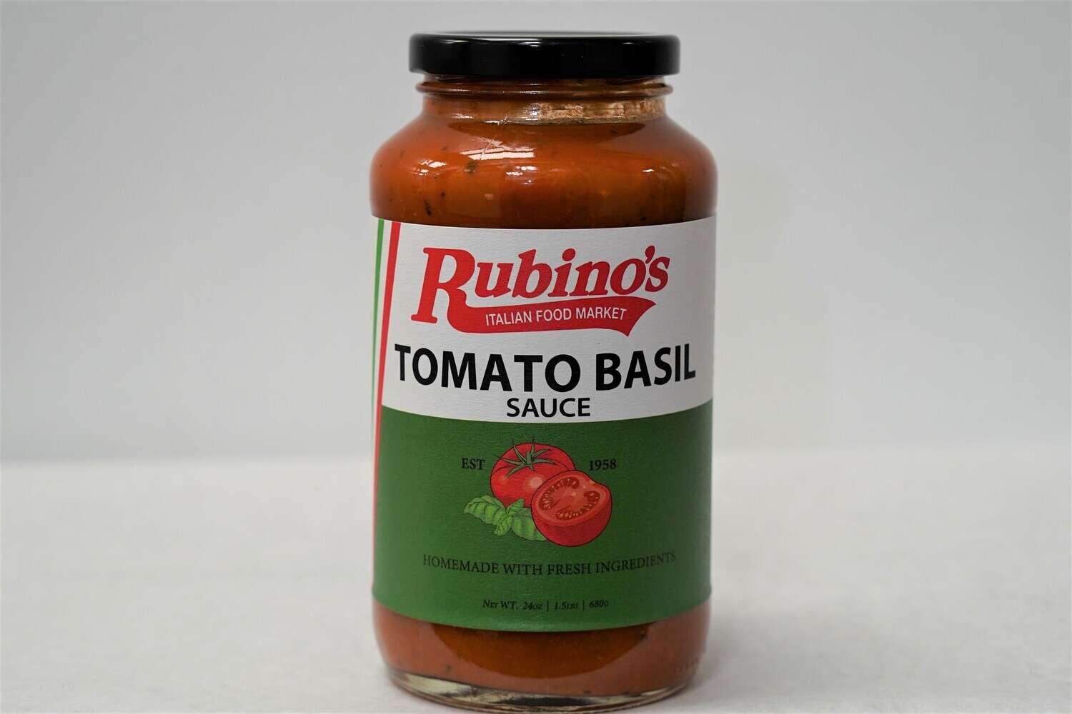 Rubino's Tomato Basil Pasta Sauce (24oz)
