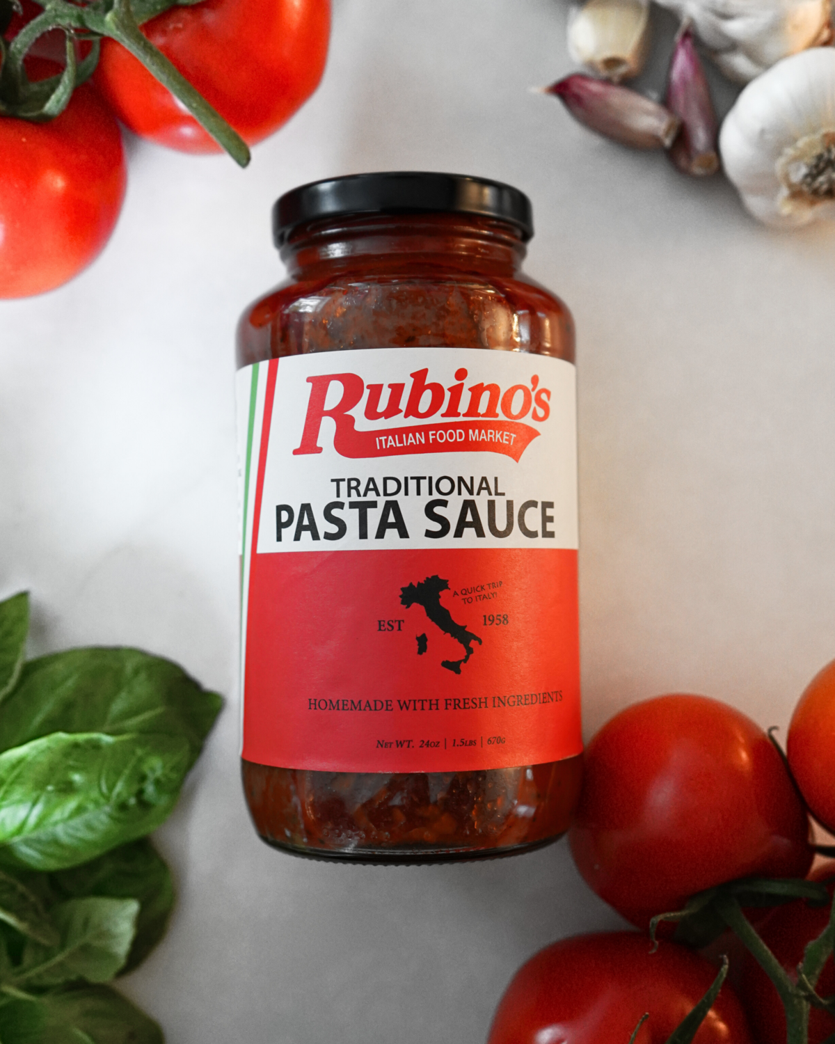 Rubino's Traditional Pasta Sauce (24oz)