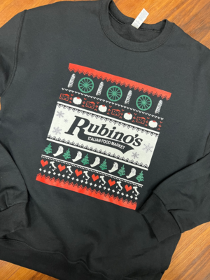 Rubino's Christmas Sweater - Black