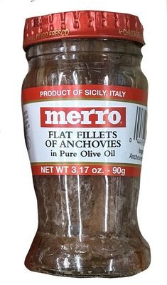 Merro Flat Fillets of Anchovies in Pure Olive Oil