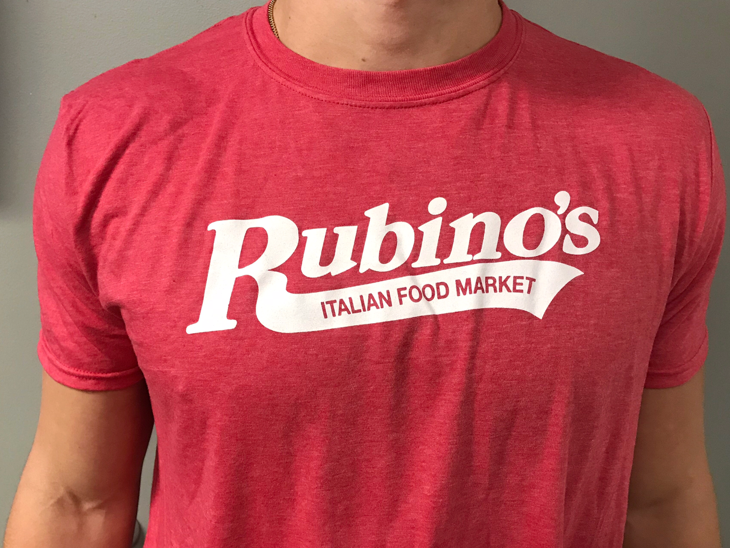 Rubino's Heather Red T Shirt