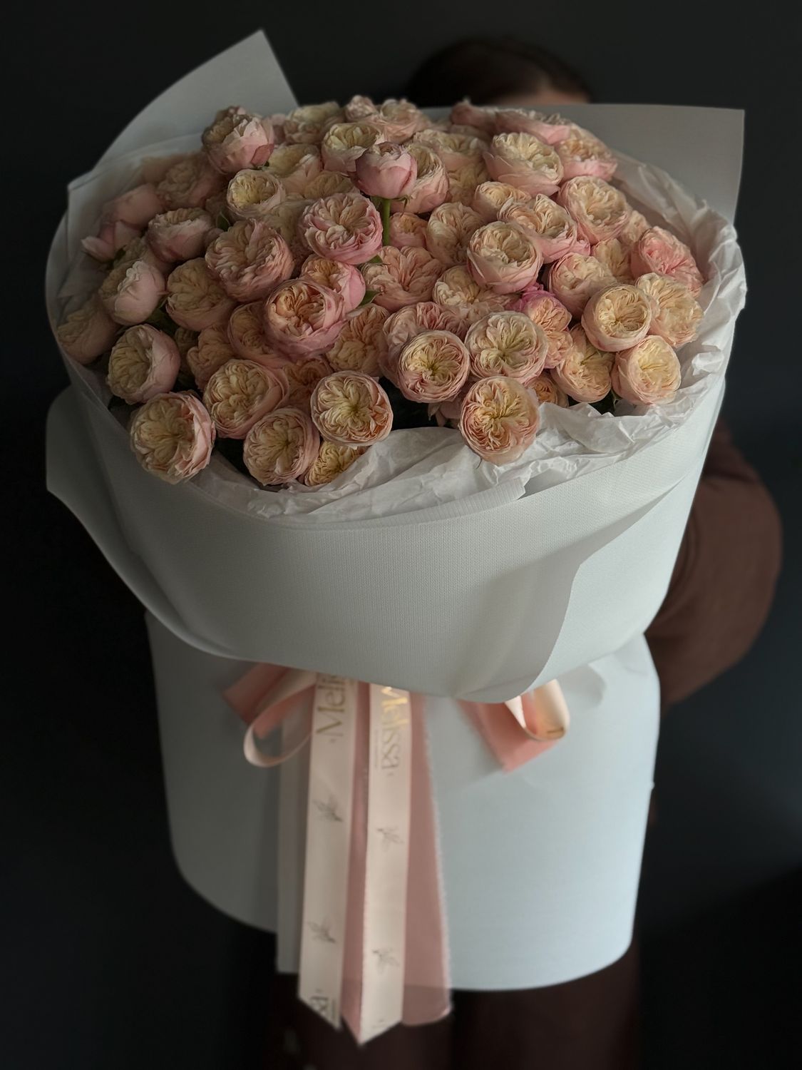 Bouquet peony roses "Royal"