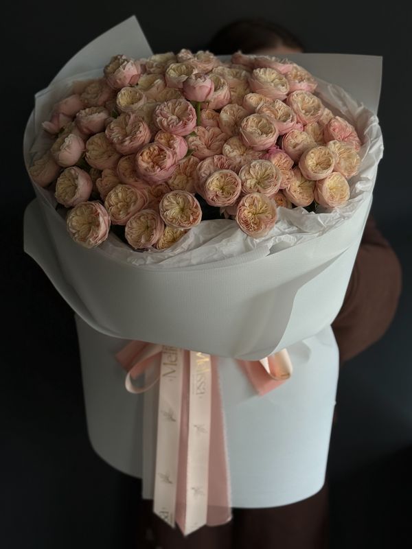 Bouquet peony roses "Royal"