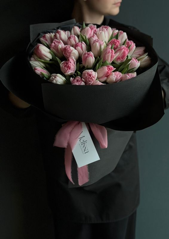 Bouquet of Tulips “Blush Elegance”