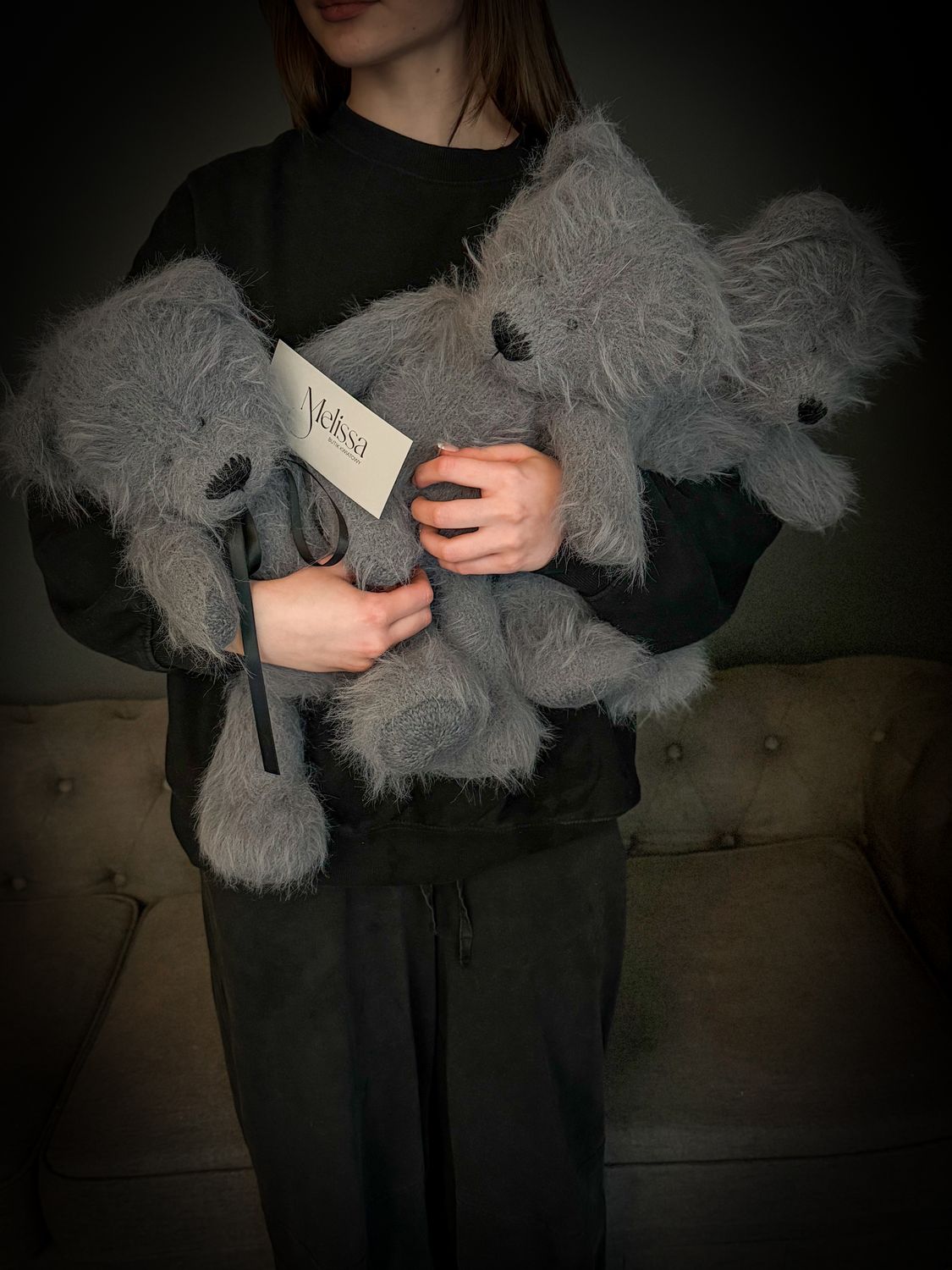 Teddy bear in a box