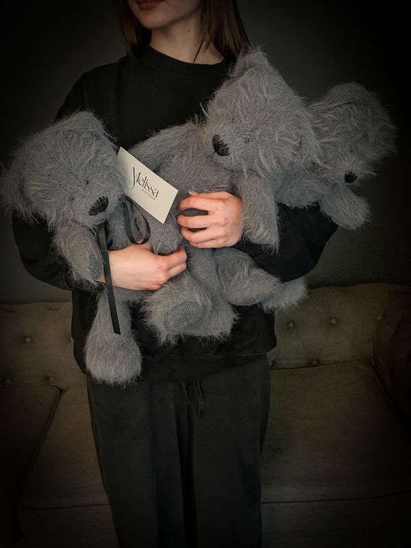 Teddy bear in a box