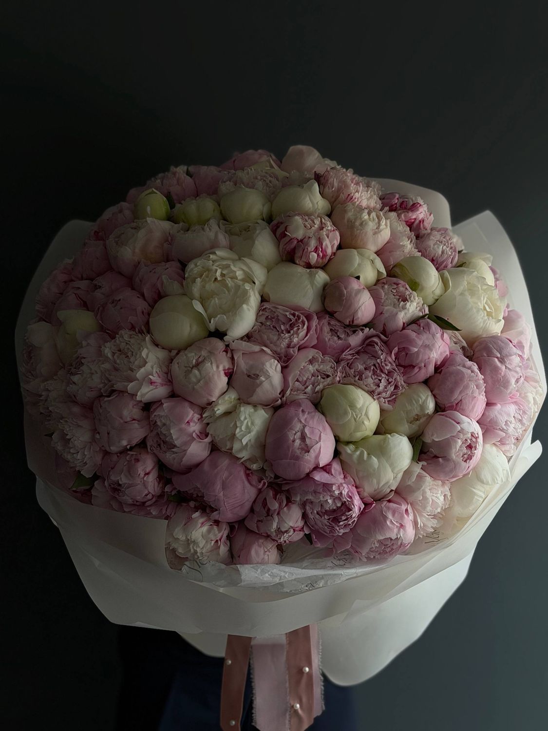 Peony bouquet «Belladonna»