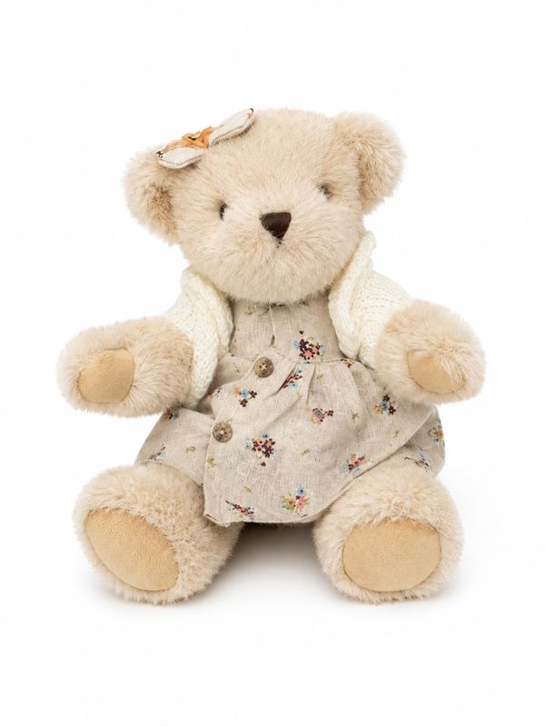 Teddy bear in a box