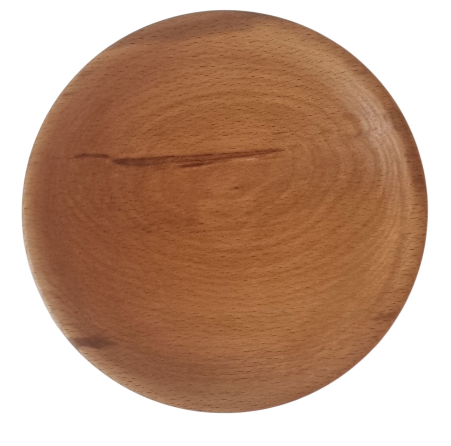 Assiette mi creusse en Hêtre.