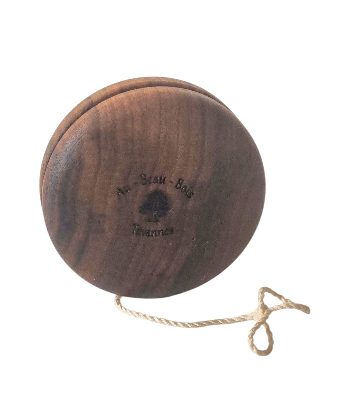 Yoyo en bois massif de noyer