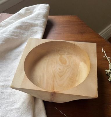 Vide poche en bois d'Arole