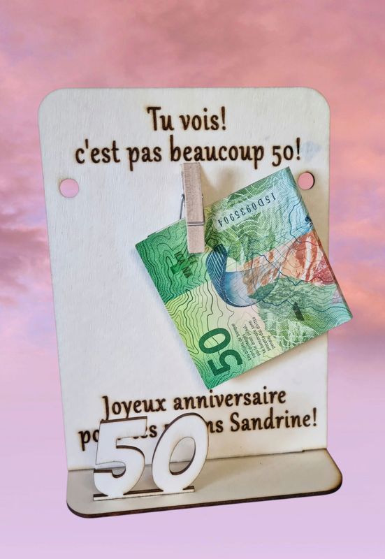 Carte d'anniversaire personnalisable.