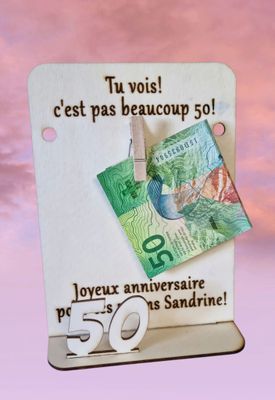 Carte d'anniversaire personnalisable.