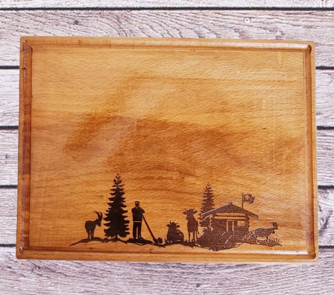 Planche à découper en bois massif (Hêtre)