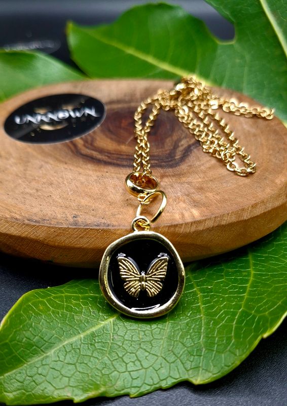 Butterfly, new beginnings pendant necklace