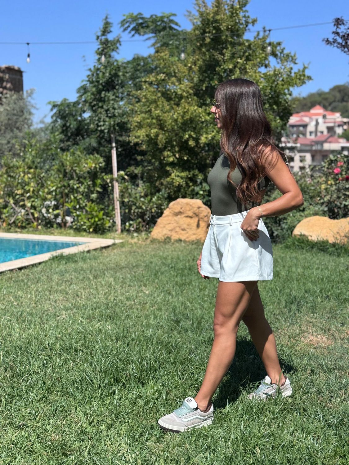 Flirty Bodysuit Olive Green