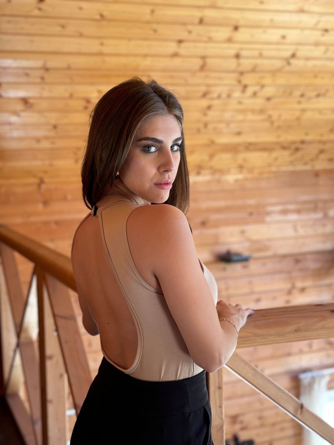 Rebelle Bodysuit Champagne