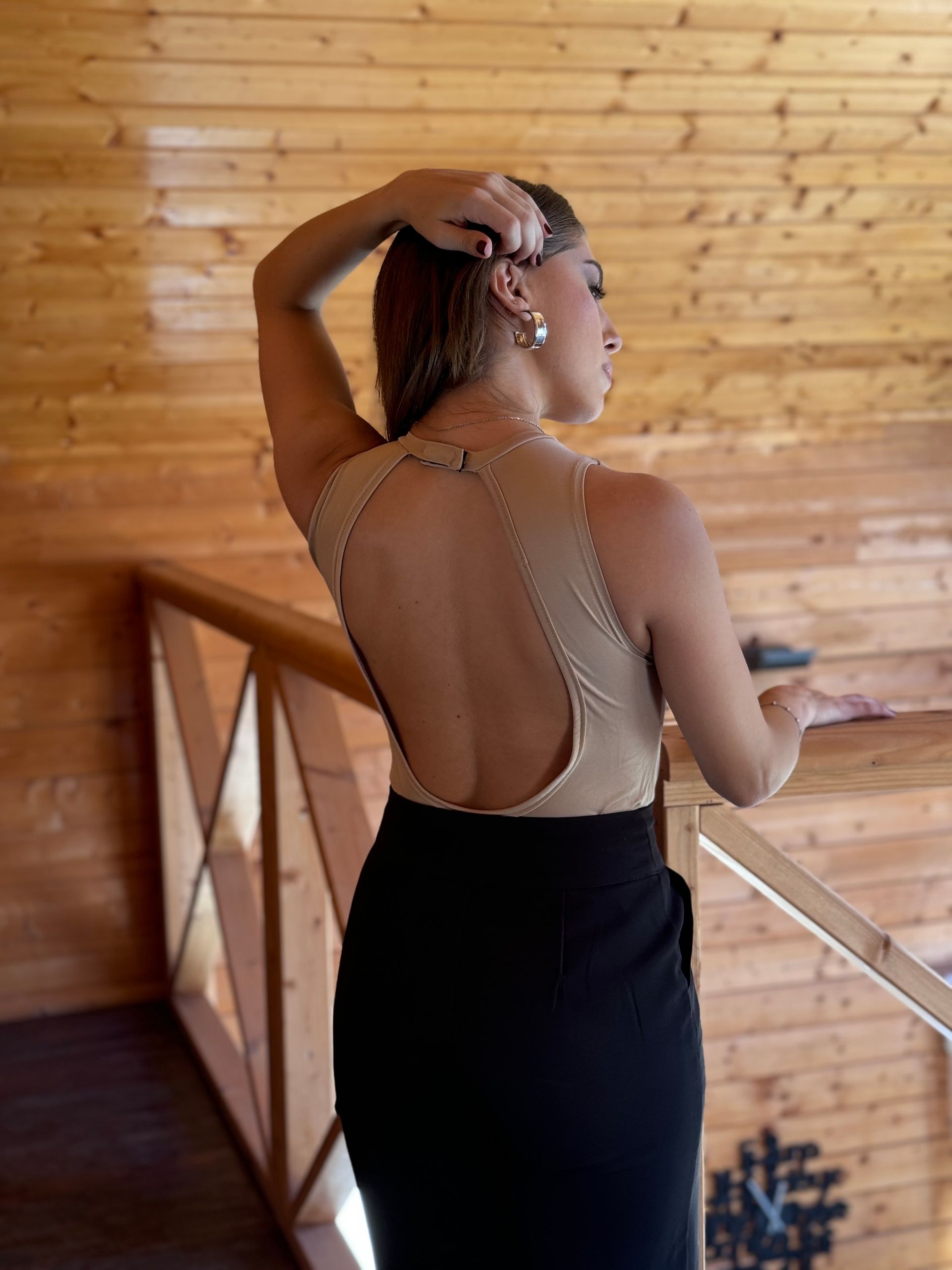 Rebelle Bodysuit Champagne