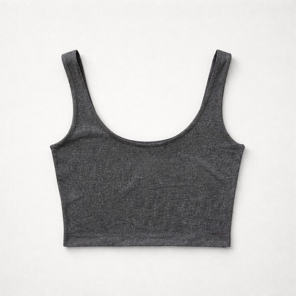 Basic Crop Top Grey