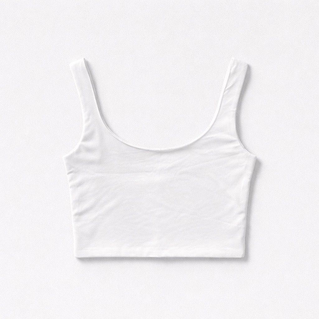 Basic Crop Top Off White