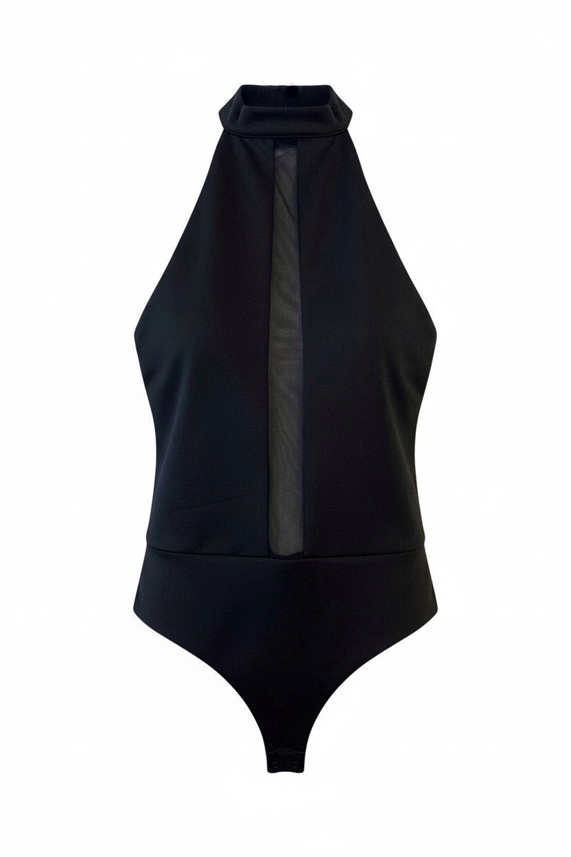 Sheer Bodysuit Black Sheer Bodysuit Black