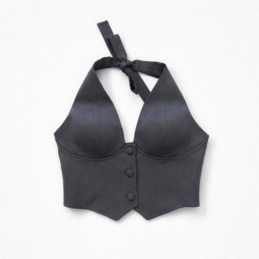 Dreamy Corset Top Grey