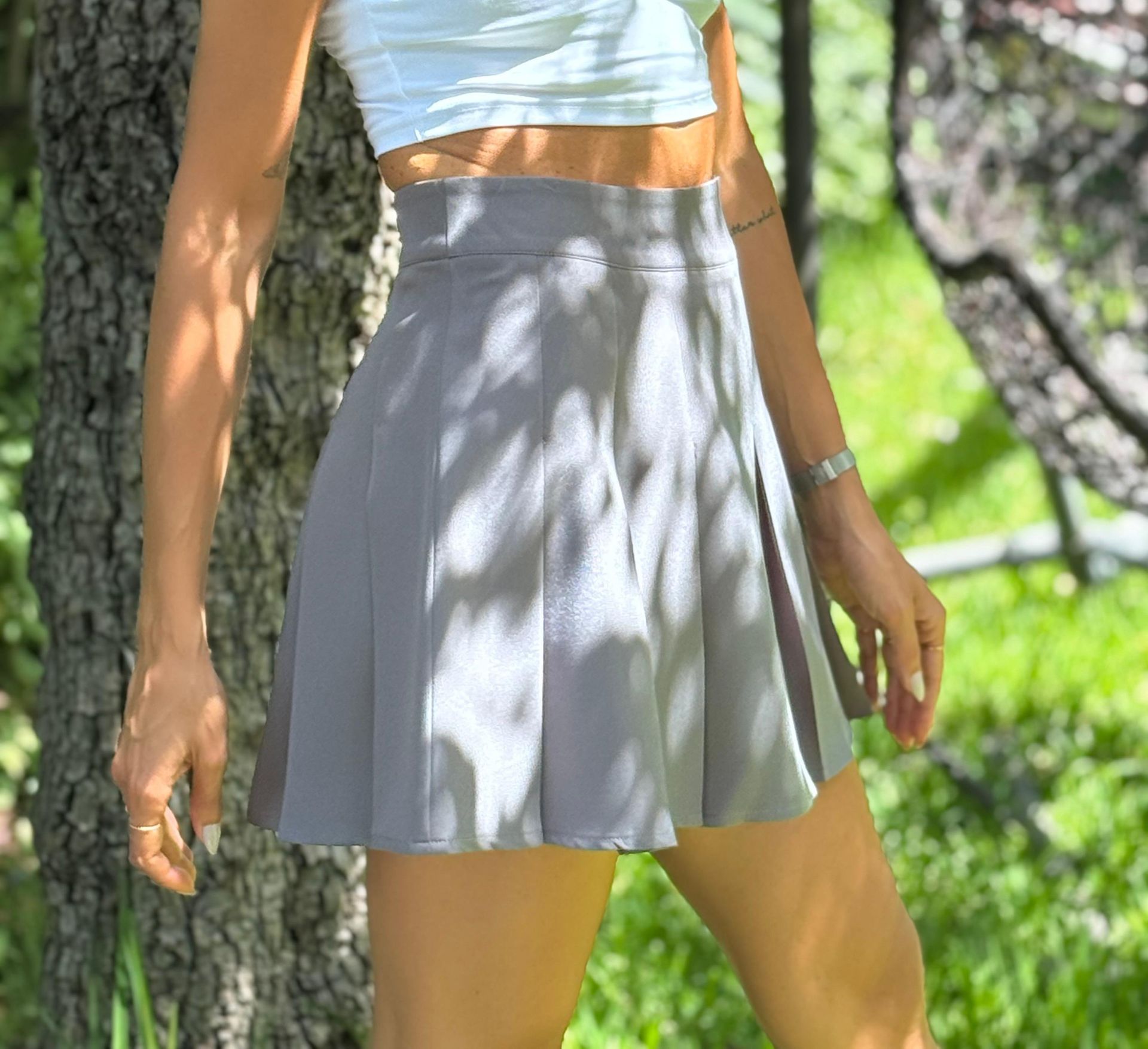 Tennis Skirt Grey