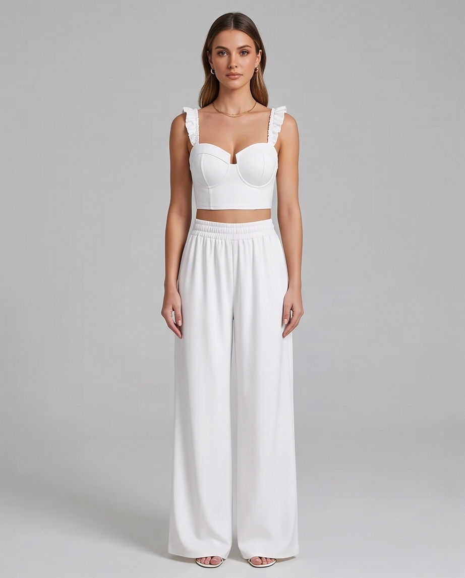 Summer Pants White