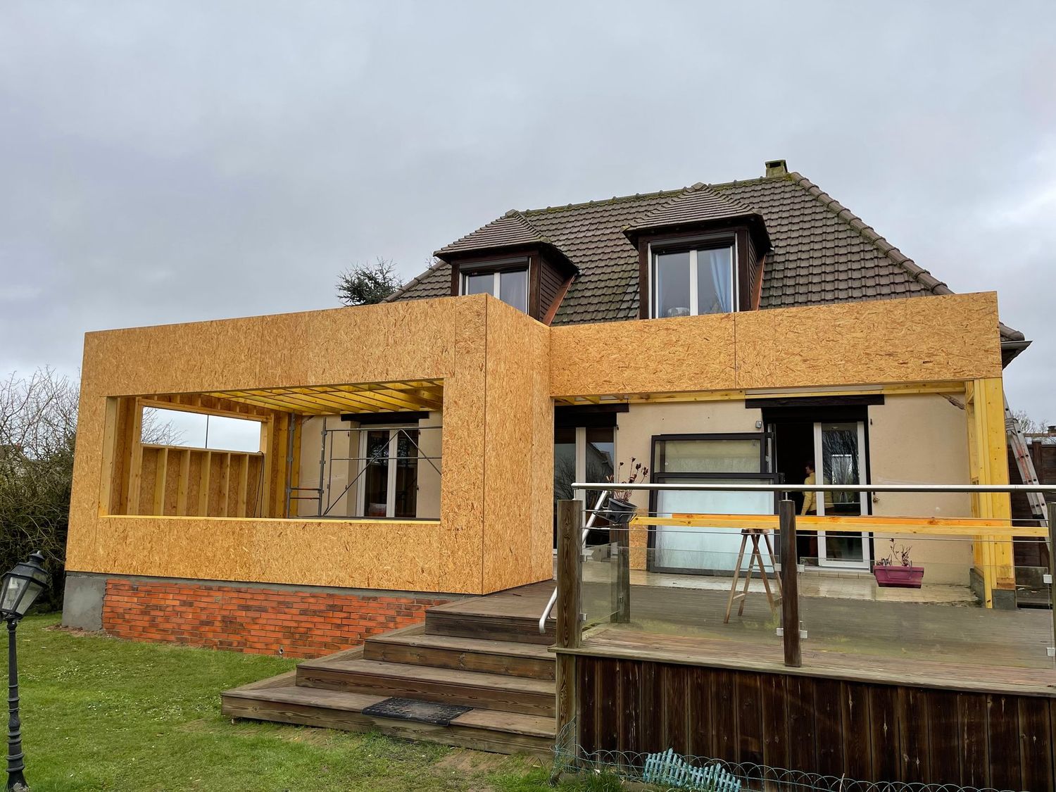 Extension de maison (St Aubin d'Arquenay)