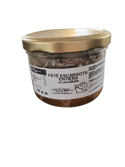 PÂTÉ D&#39;ESCARGOTS ENTIERS en persillade