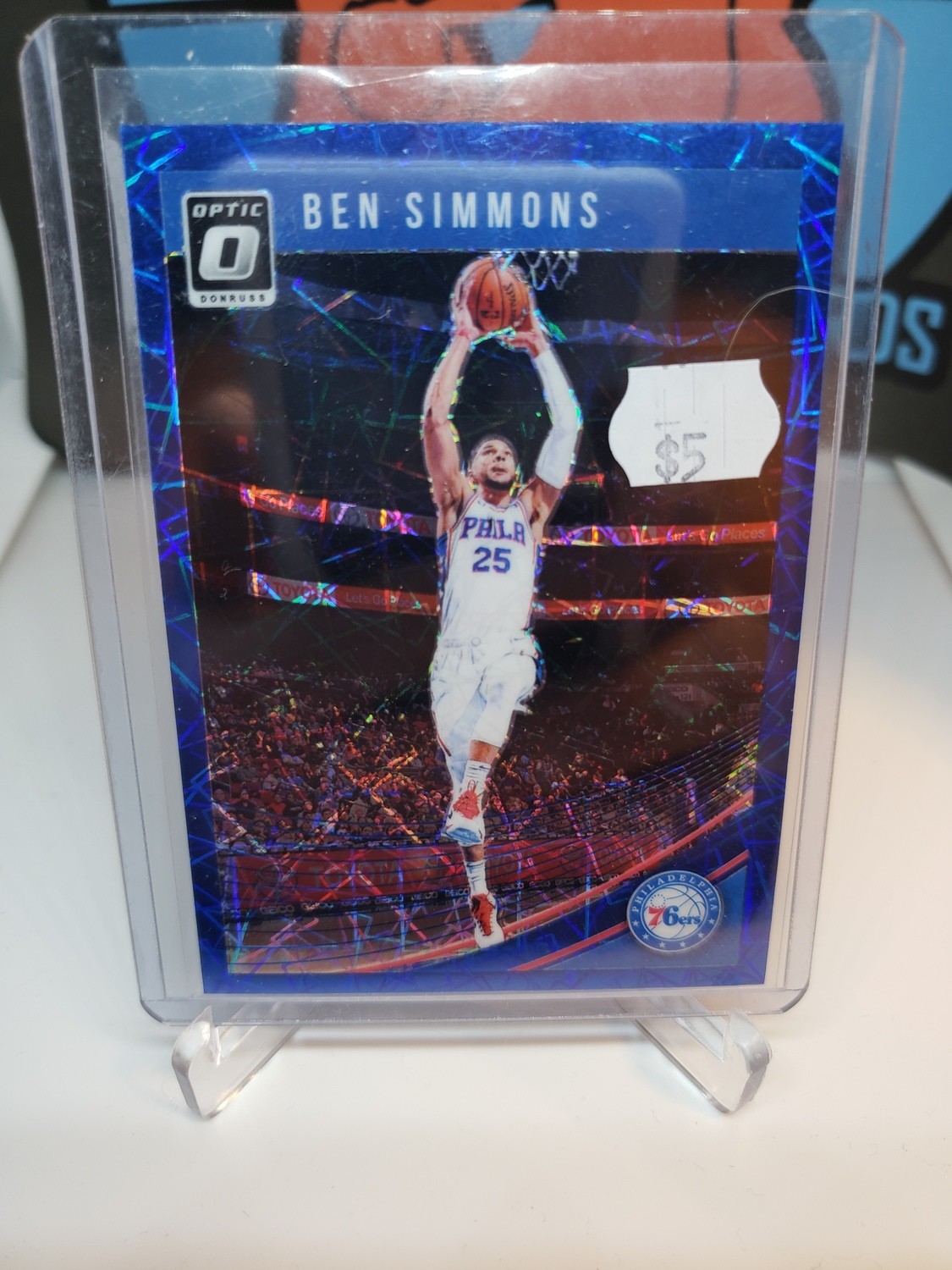 Ben Simmons 2018-19 Donruss Optic #59 Blue Velocity