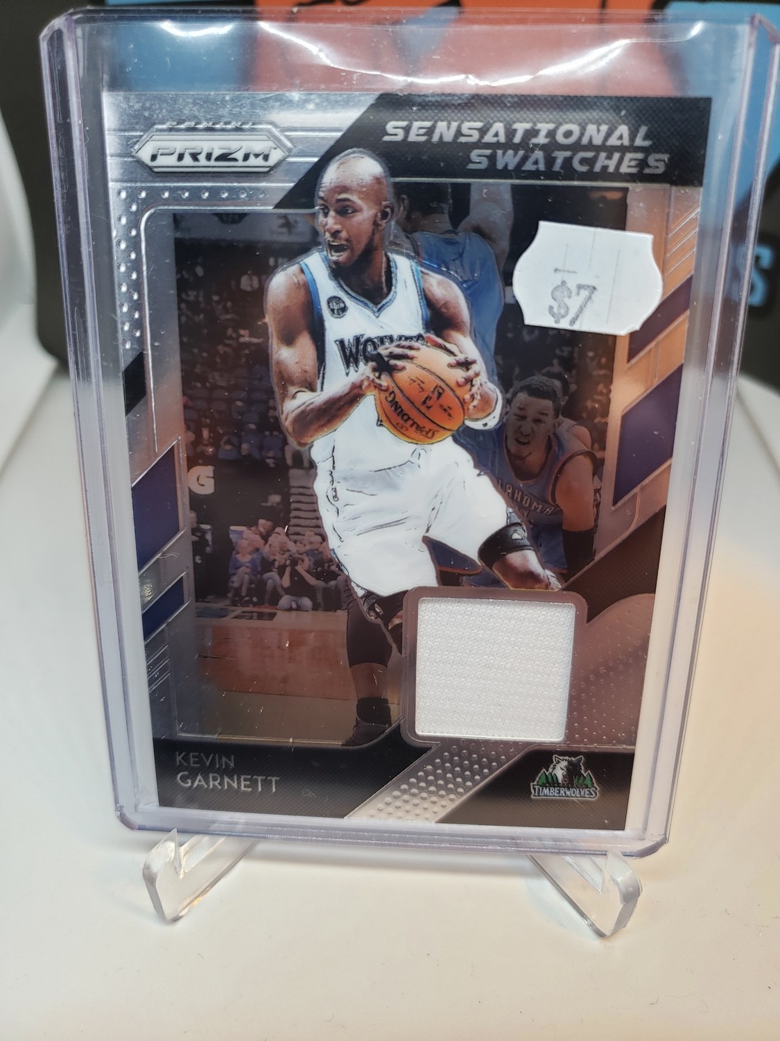 Kevin Garnett 2018-19 Panini Prizm Sensational Swatches GU Card #17