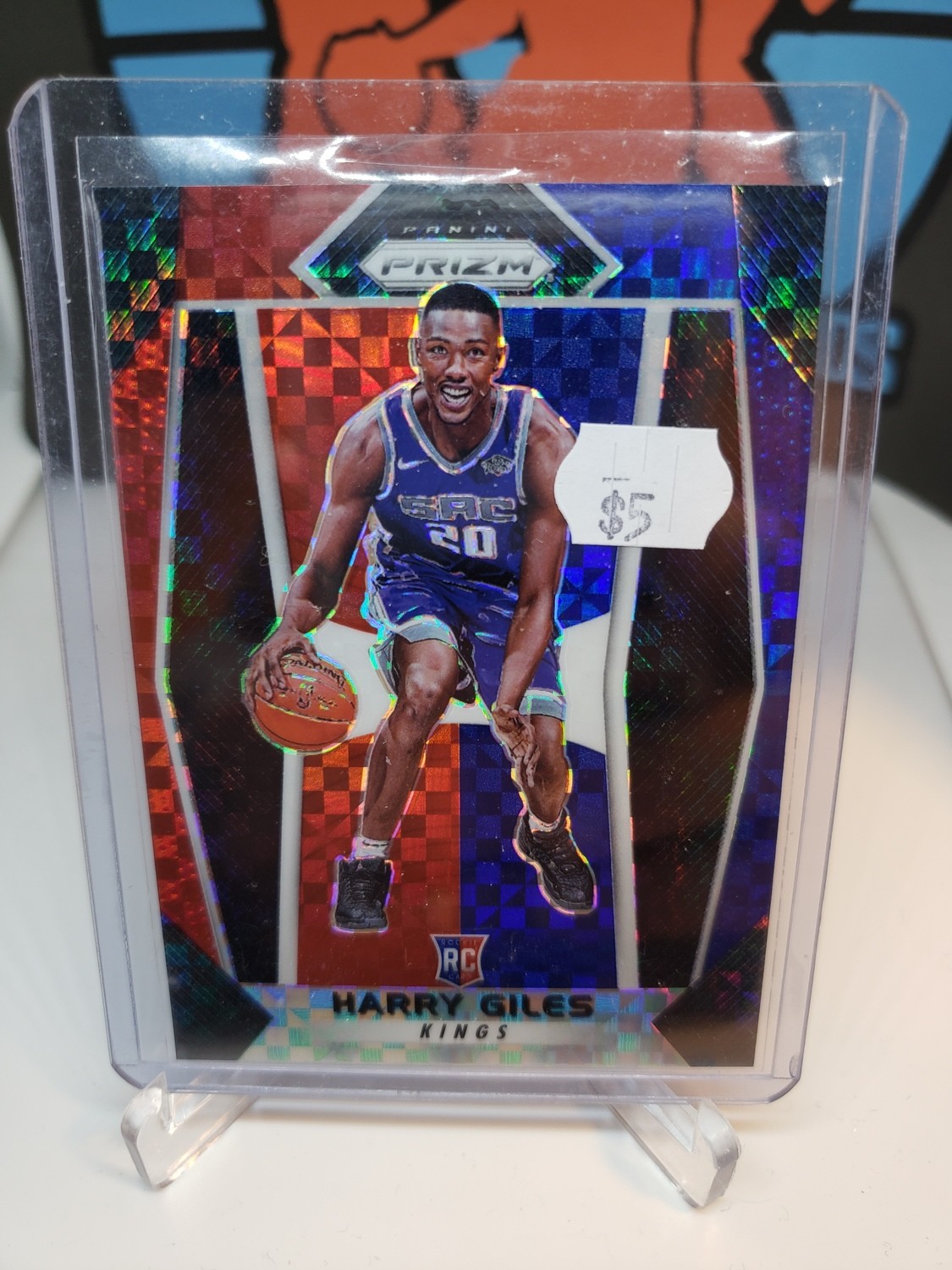 Harry Giles 2017-18 Panini Prizm #28 Red/Blue Prizm