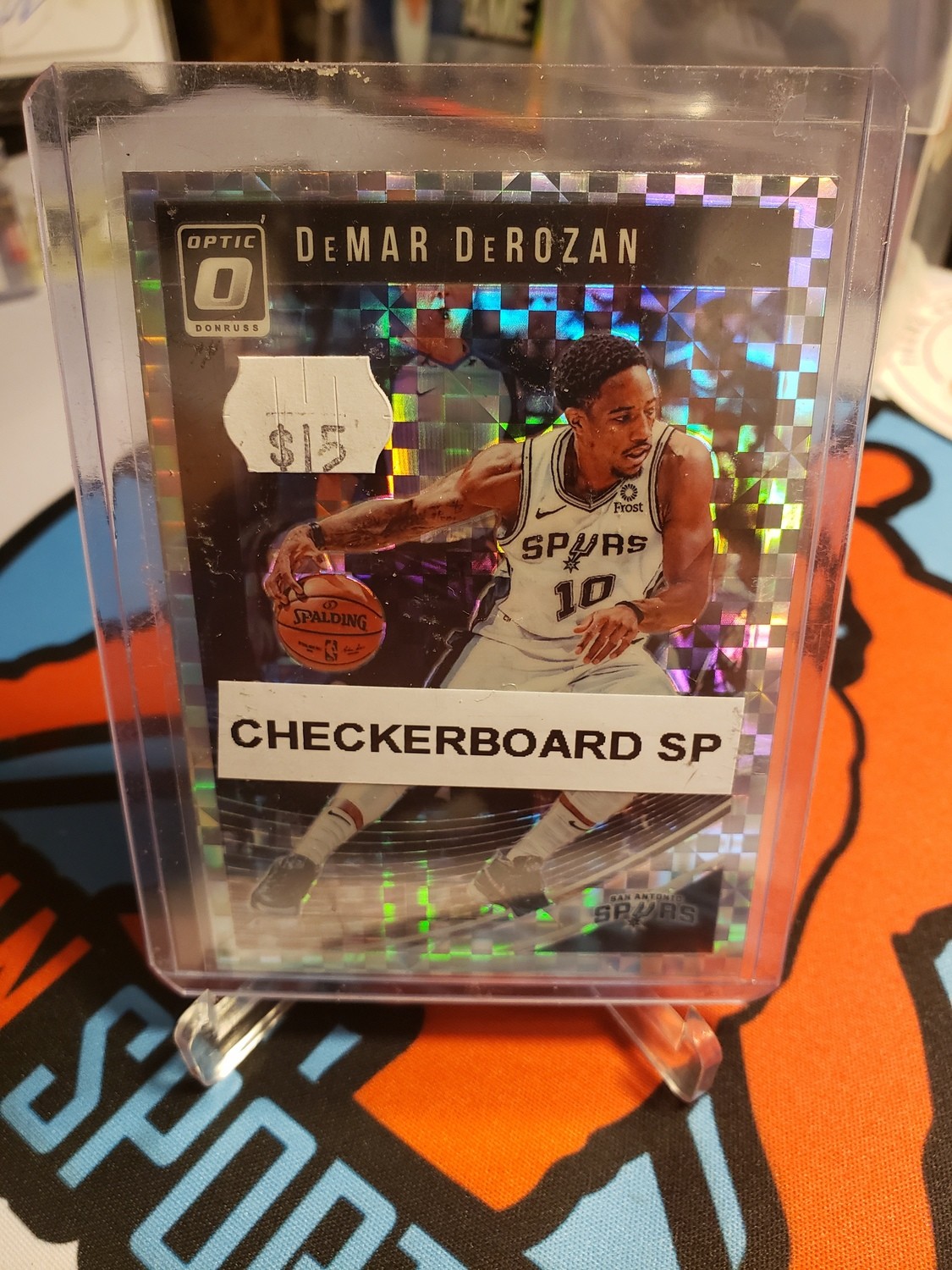 Demar DeRozan 2018-19 Donruss Optic #13 Checkerboard Prizm SP