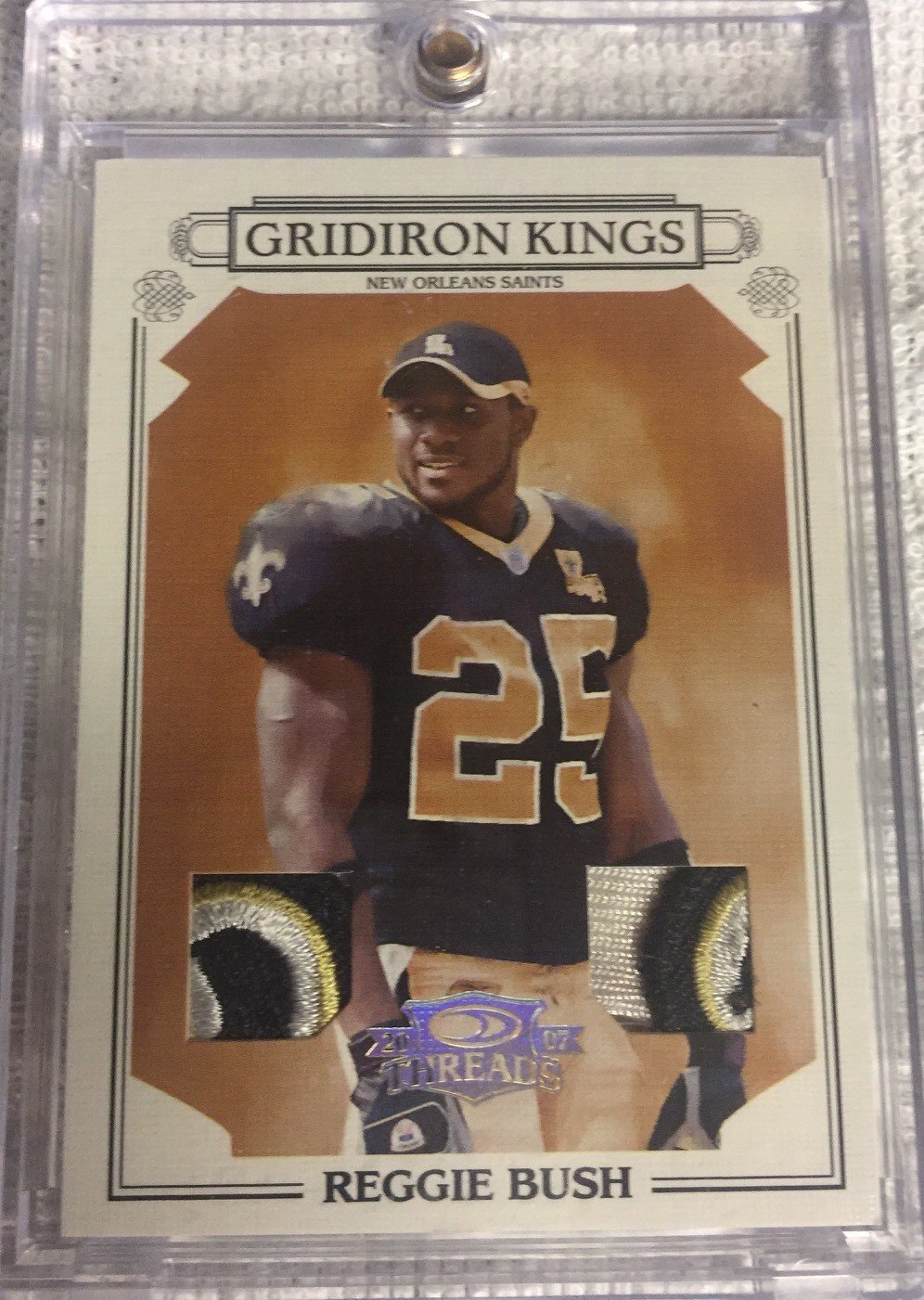 Reggie Bush 2007 Donruss Threads Dual GU Patch {14/25}