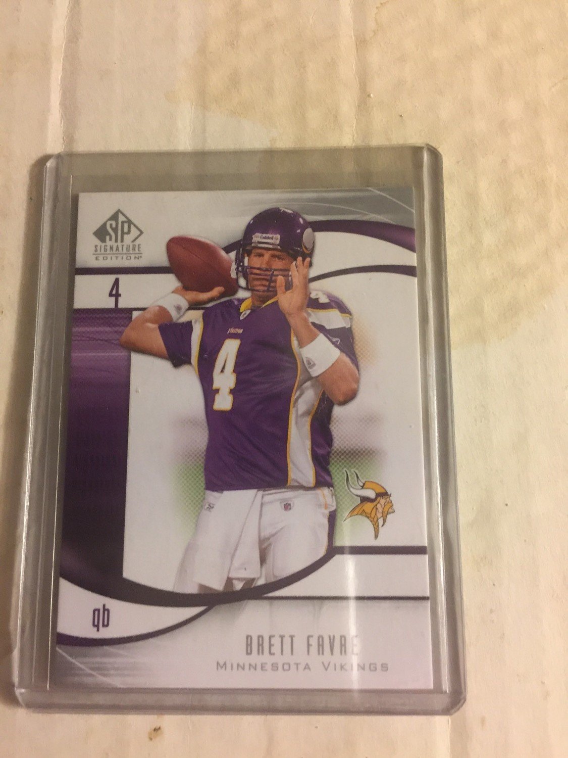Favre 2009 SP Signature #104 SP