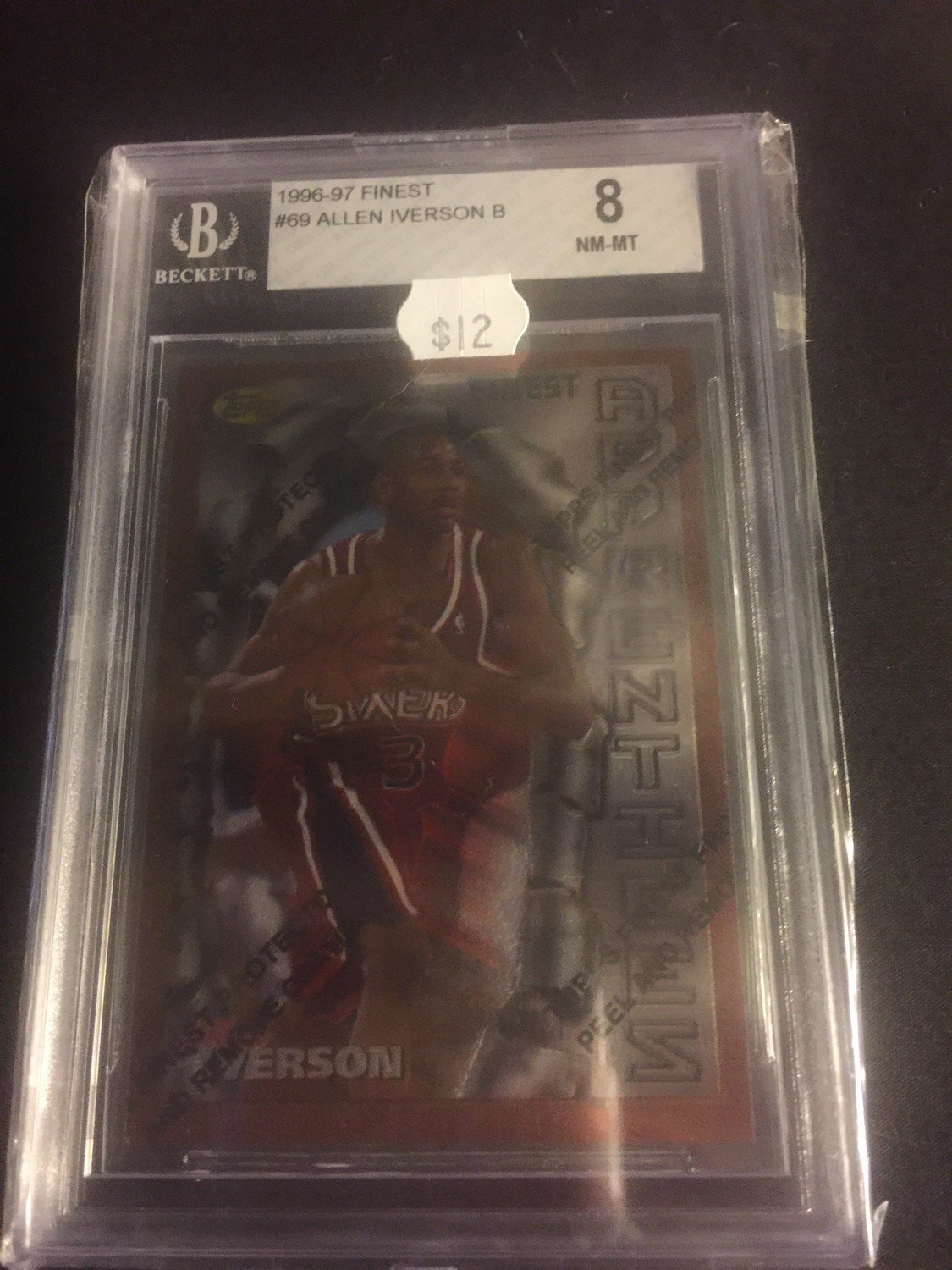Iverson 1996 Finest RC #69 BGS 8