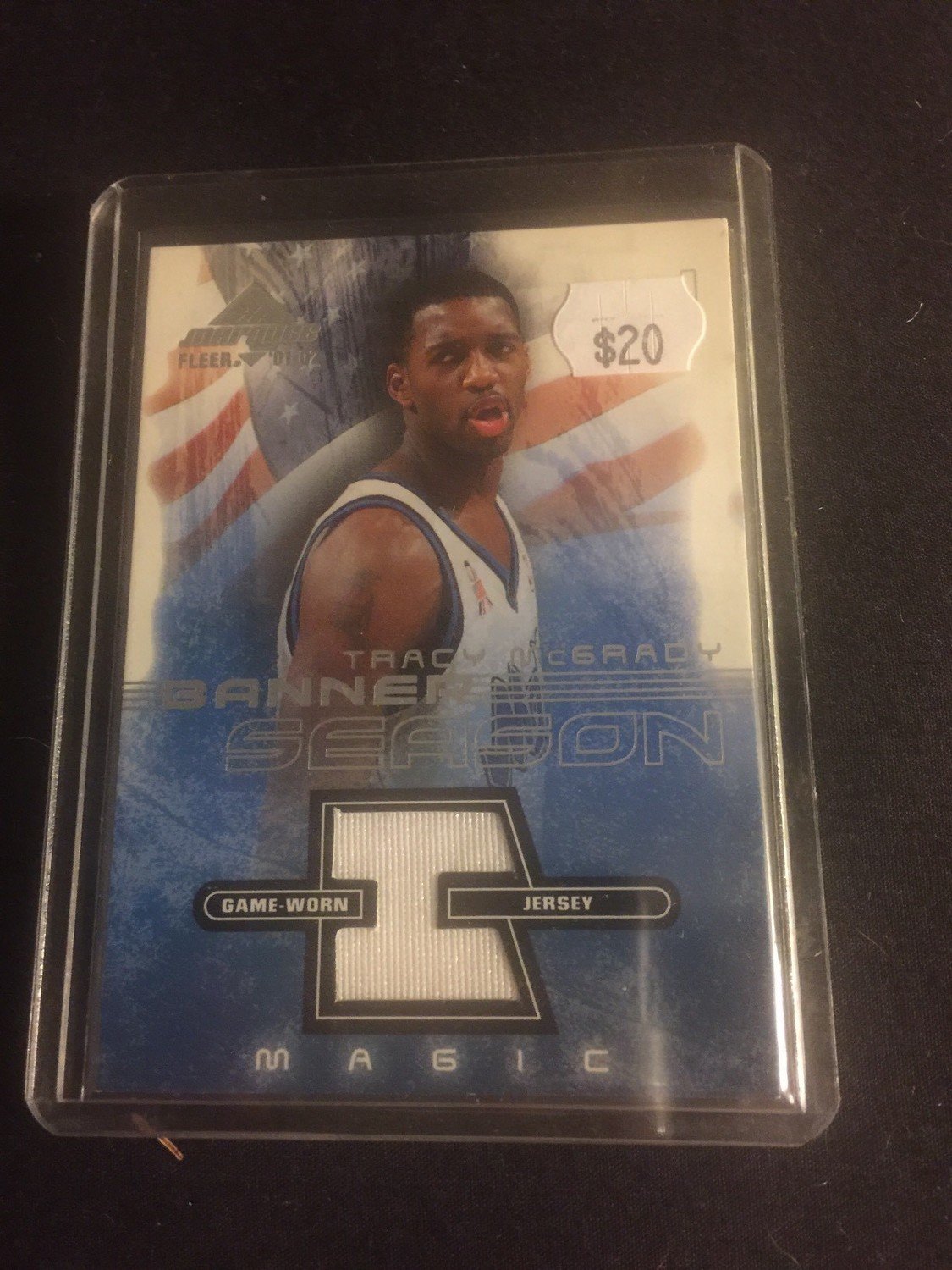Tracy McGrady 2002 Fleer Marquee GU Jersey
