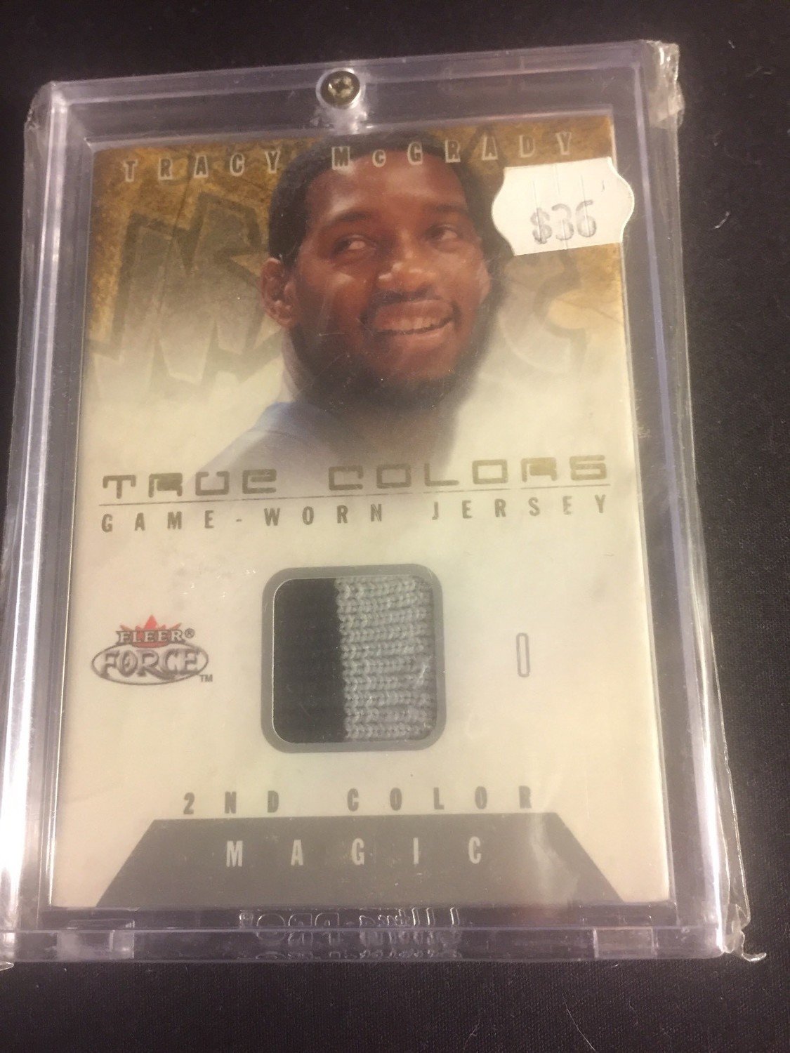 Tracy McGrady 2002 Fleer Force True Colors GU Jersey 41/200