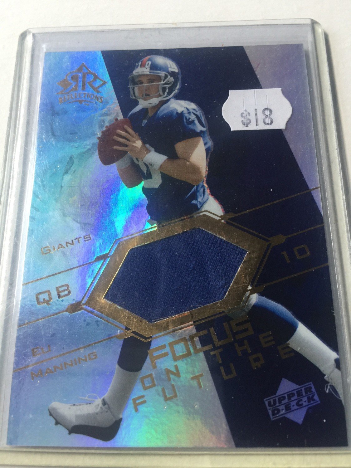 Eli Manning 2004 UD Refelections GU Jersey
