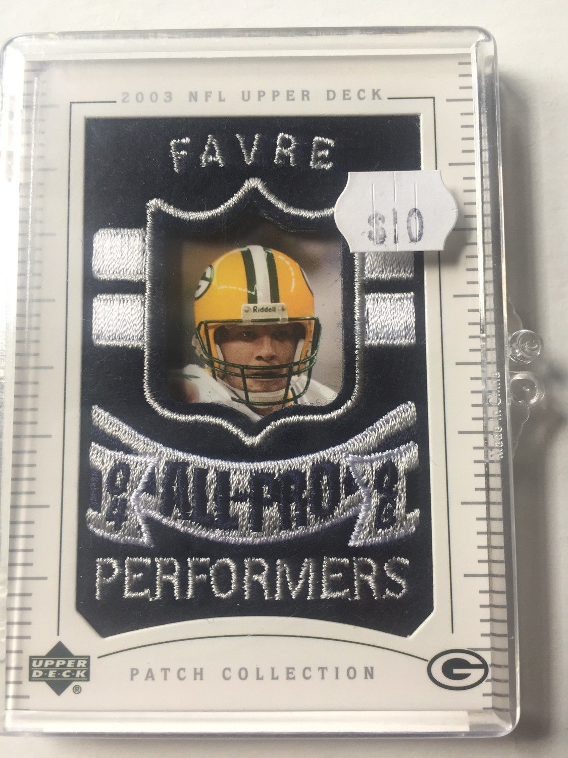 Brett Favre 2003 UD Patch Collection #149