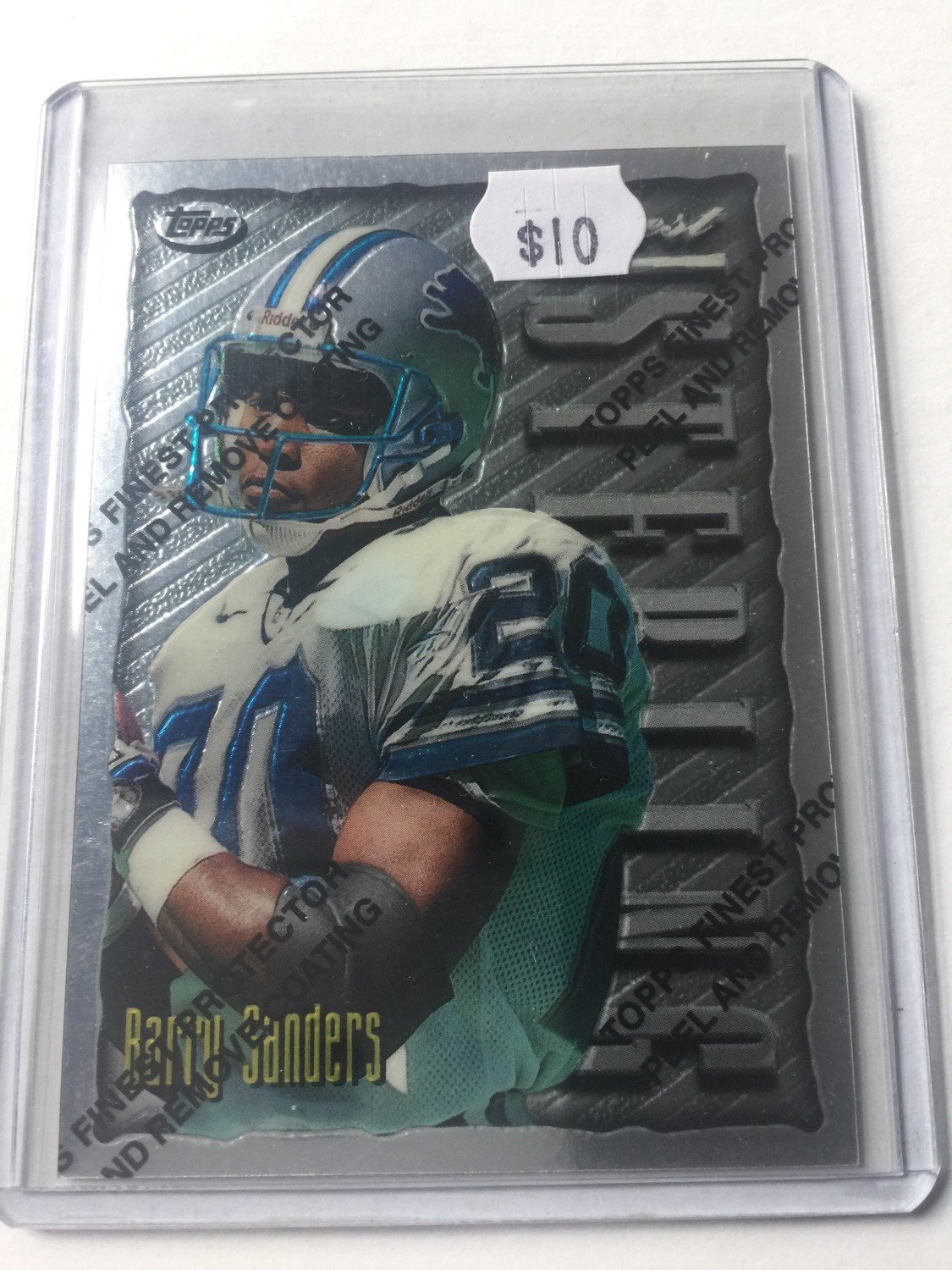 Barry Sanders 1996 Finest #103