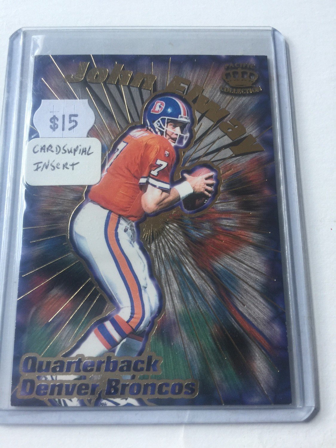 John Elway 1996 Pacific Cardsupial Insert #11