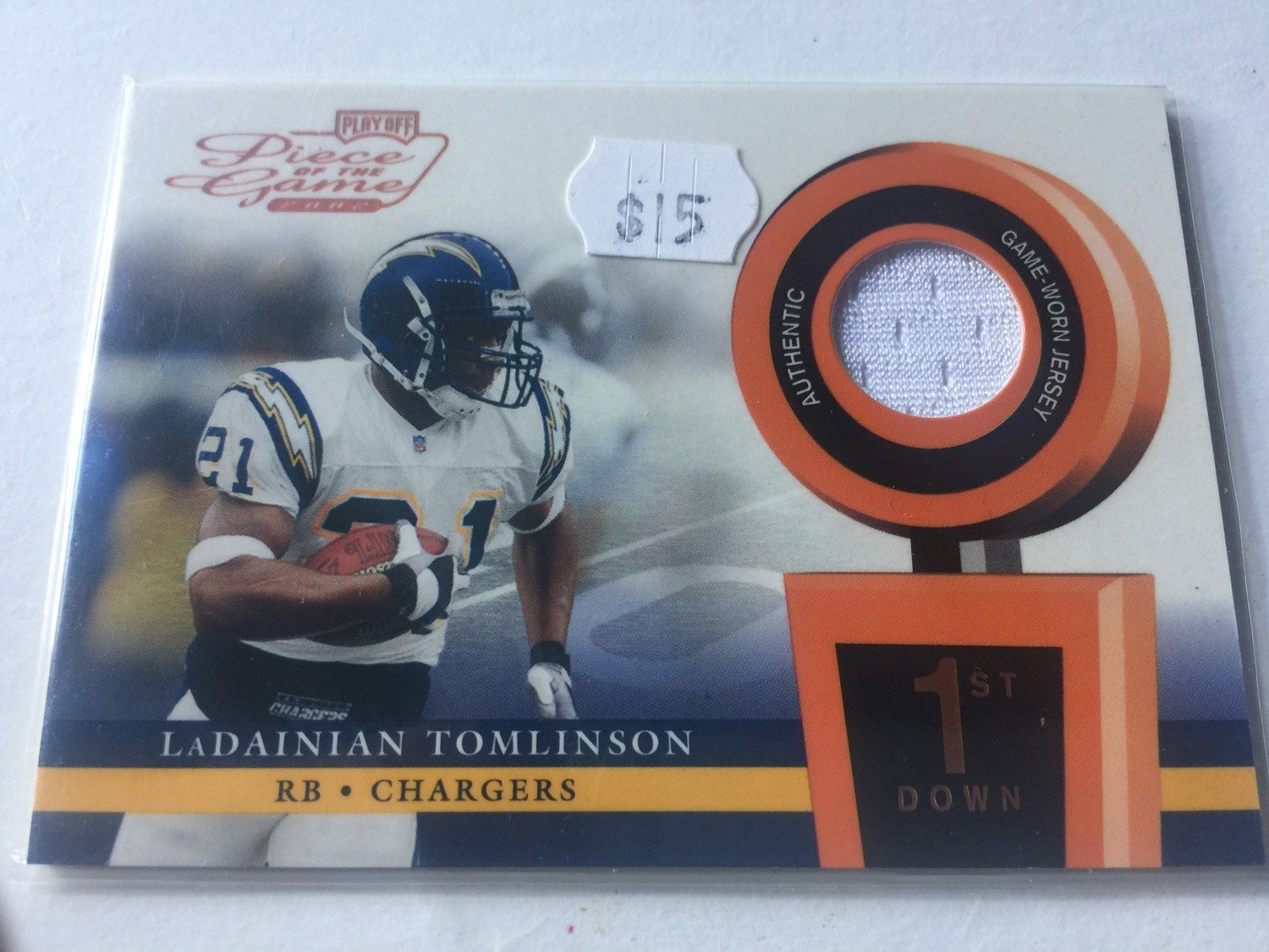 LaDainian Tomlinson 2002 Playoff Piece of the Game GU Jersey 143/250